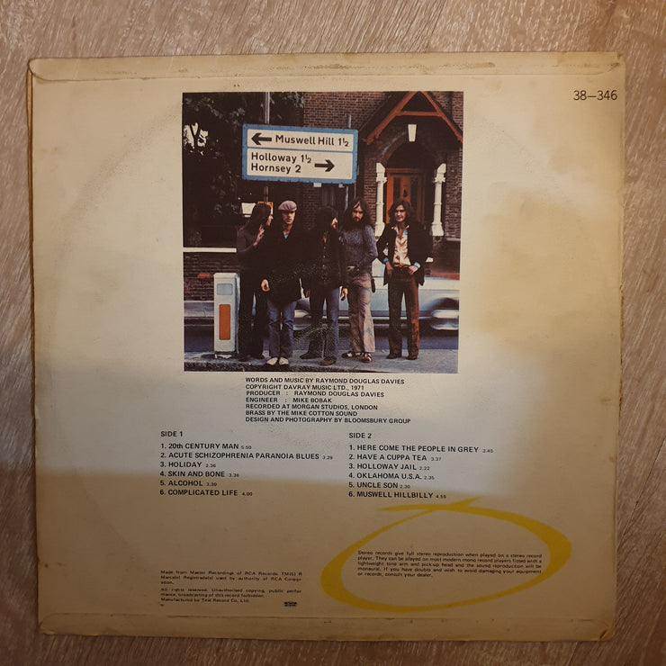 The Kinks ‎– Muswell Hillbillies - Vinyl LP Record - Very-Good Quality (VG) - C-Plan Audio