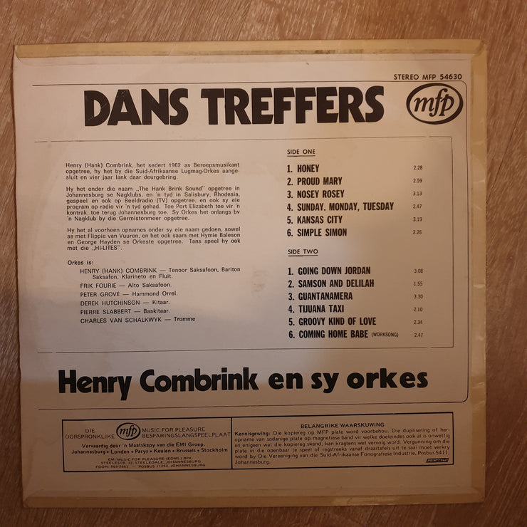 Henry Combrink en sy Orkes - Dans Treffers -  Vinyl LP Record - Very-Good+ Quality (VG+) - C-Plan Audio