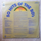 50 Years of Hits - 50 Original Songs  - Double Vinyl LP - Opened  - Very-Good+ Quality (VG+) - C-Plan Audio