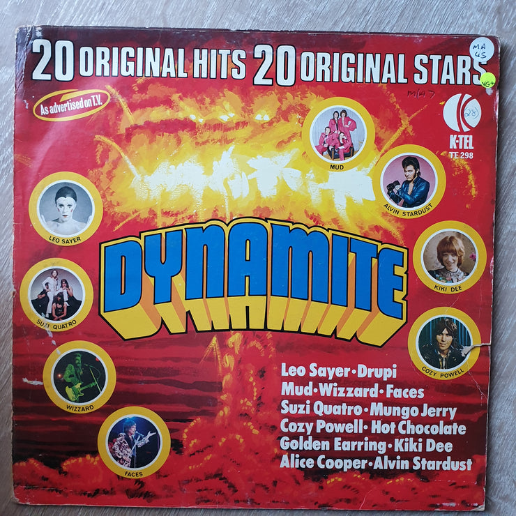 Dynamite - Original Artist - 20 Original Hits - Vinyl LP Record - Very-Good+ Quality (VG+) - C-Plan Audio