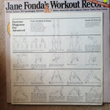 Jane Fonda's Workout Record -  (With Diagram Exercise Worksheet) - Vinyl LP Record - Opened  - Very-Good+ Quality (VG+) - C-Plan Audio