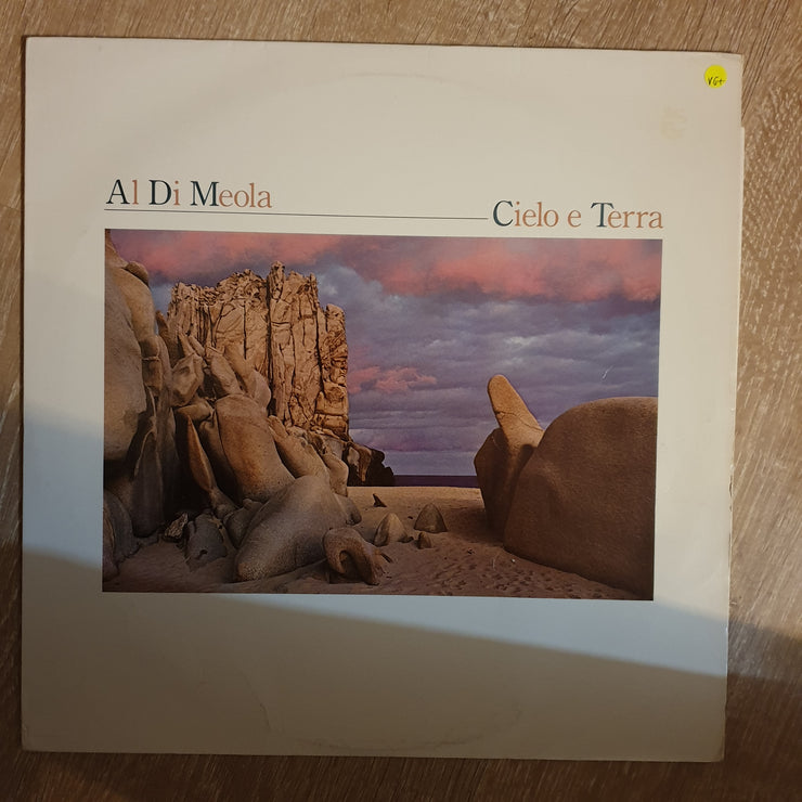 Al Di Meola ‎– Cielo E Terra - Vinyl LP Record - Very-Good+ Quality (VG+) - C-Plan Audio