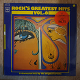 Rock's Greatest Hits - Vol 6 - Double Vinyl LP Record - Opened  - Very-Good- Quality (VG-) - C-Plan Audio