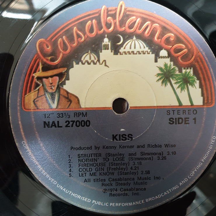 Kiss ‎– Kiss ‎– Vinyl LP Record - Opened  - Very-Good- Quality (VG-) - C-Plan Audio