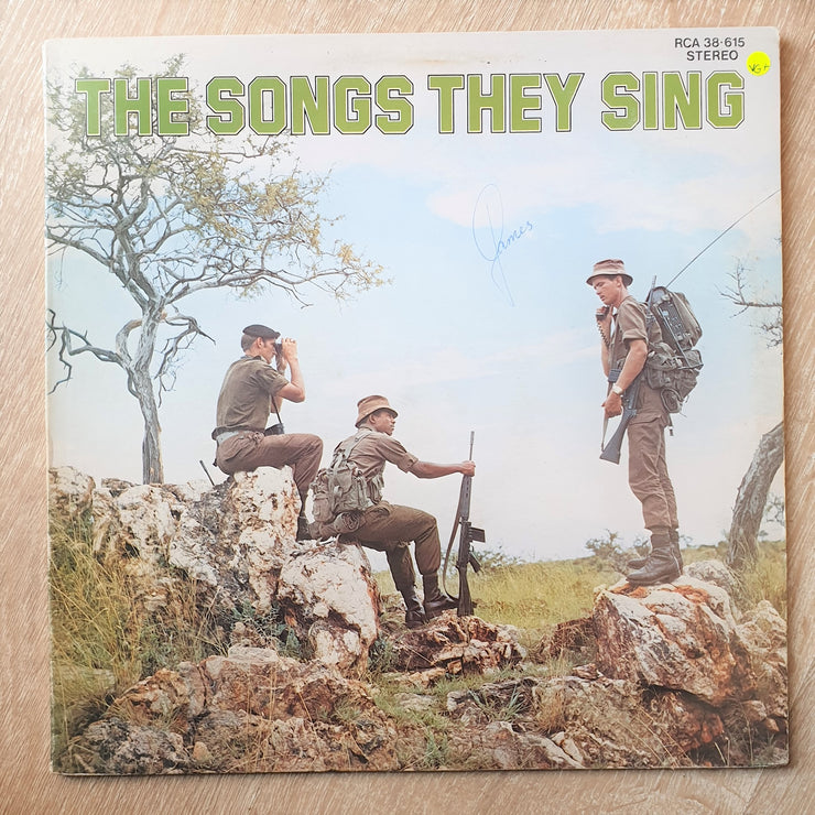 The Songs They Sing - South African Army - Namibia SWA - Vinyl LP Record - Very-Good+ Quality (VG+) - C-Plan Audio