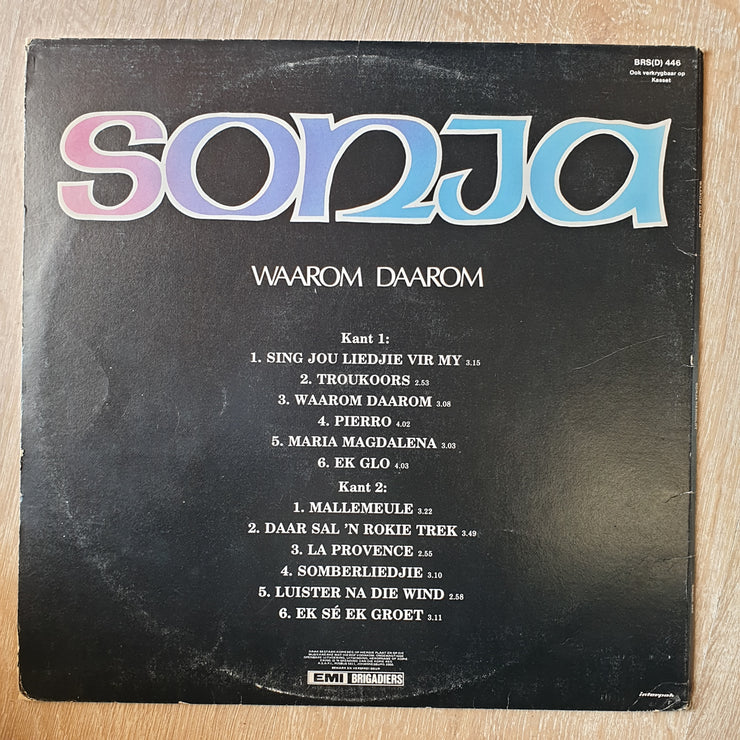 Sonja Herholdt ‎– Waarom Daarom (Autographed) – Vinyl LP Record - Very-Good+ Quality (VG+) - C-Plan Audio