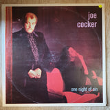 Joe Cocker ‎– One Night Of Sin – Vinyl LP Record - Very-Good+ Quality (VG+) - C-Plan Audio
