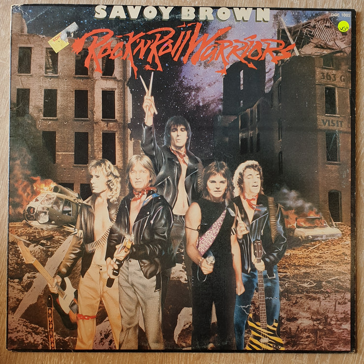 Savoy Brown ‎– Rock 'N' Roll Warriors – Vinyl LP Record - Very-Good+ Quality (VG+) - C-Plan Audio
