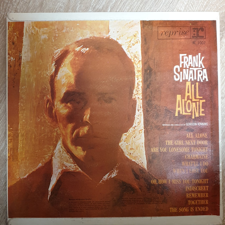 Frank Sinatra ‎– All Alone - Vinyl LP Record - Very-Good+ Quality (VG+) - C-Plan Audio
