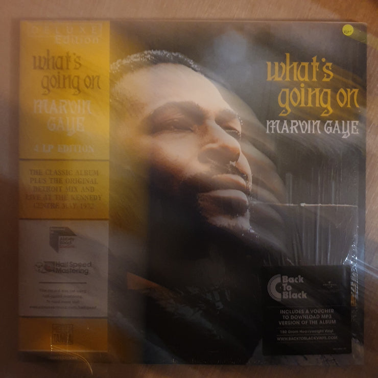 Marvin Gaye ‎– What's Going On - Half Speed Remastered 180g -  4 x Vinyl LP Record - Mint Quality (M) - C-Plan Audio