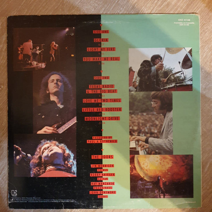 Doors ‎– Alive, She Cried ‎– Vinyl LP Record - Opened - Very-Good Quality (VG) - C-Plan Audio
