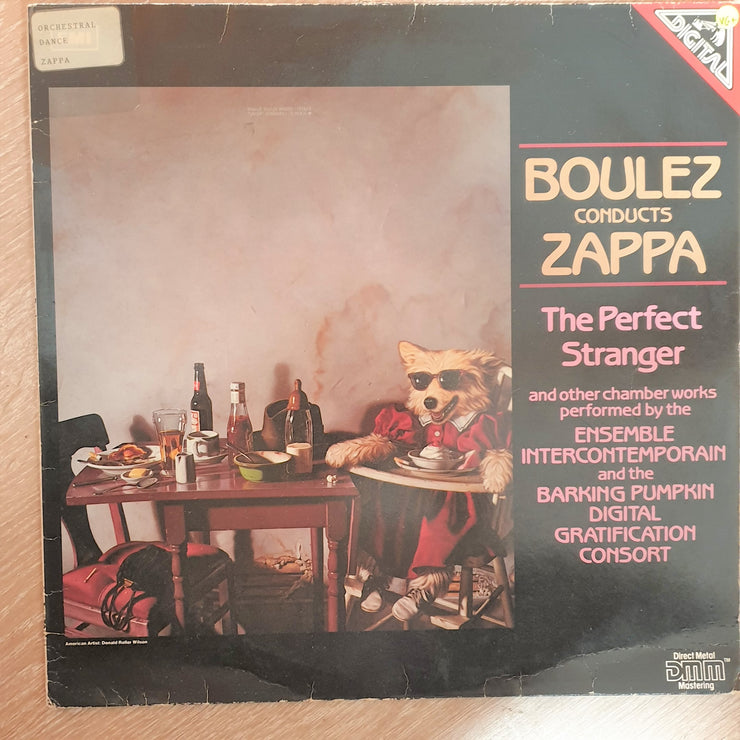 Frank Zappa - Boulez - Conducts Zappa ‎– The Perfect Stranger-  Vinyl LP Record - Very-Good+ Quality (VG+) - C-Plan Audio