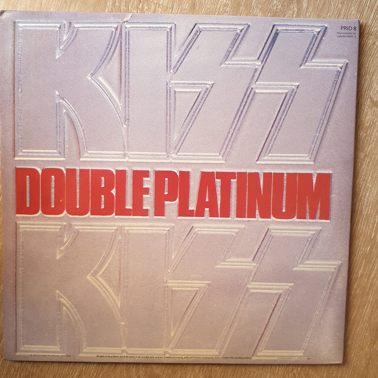 KIss - Double Platinum -  Vinyl LP Record - Very-Good+ Quality (VG+) - C-Plan Audio