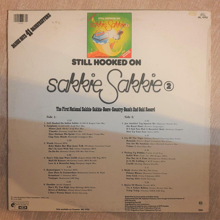 Still Hooked On Sakkie Sakkie - Vinyl LP Record - Very-Good- Quality (VG-) - C-Plan Audio
