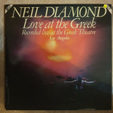 Neil Diamond ‎– Love At The Greek - Recorded Live At The Greek Theatre - Double Vinyl LP Record - Very-Good+ Quality (VG+) - C-Plan Audio