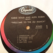 Earle Doud And Alen Robin ‎– "Welcome To The LBJ Ranch!" - Vinyl LP Record - Very-Good+ Quality (VG+) - C-Plan Audio