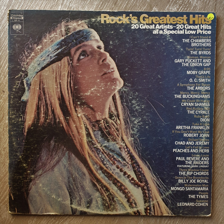 Rock's Greatest Hits - Original Artists ‎– Double Vinyl LP Record - Very-Good+ Quality (VG+) - C-Plan Audio