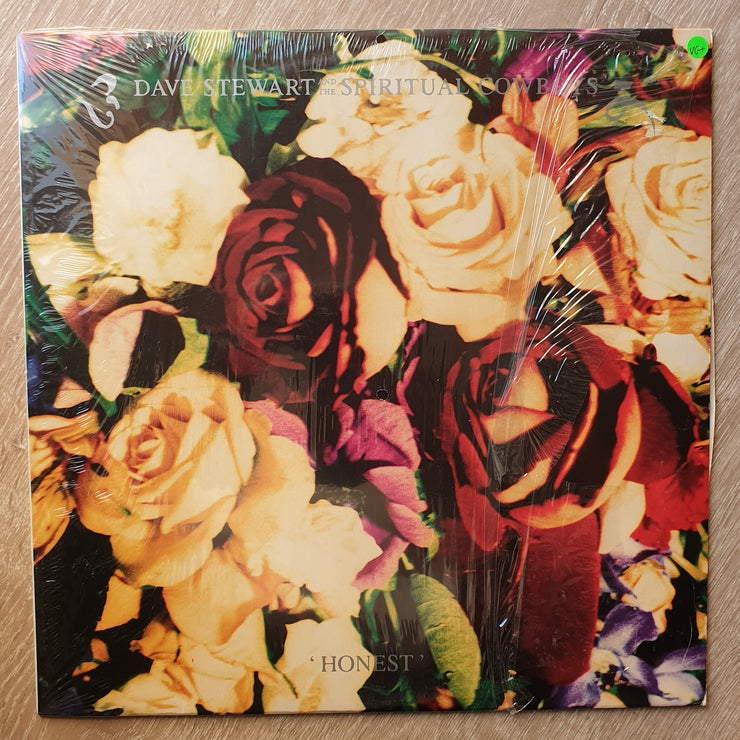 Dave Stewart And The Spiritual Cowboys ‎– Honest -  Vinyl LP Record - Very-Good+ Quality (VG+) - C-Plan Audio