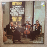 Beethoven - Quartetto Italiano ‎– Rasumowsky Streichquartette / String Quartets / Quatuors A Cordes Op. 59 Nos. 1, 2, 3-  Vinyl LP Record - Very-Good+ Quality (VG+) - C-Plan Audio