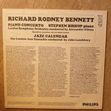 Richard Rodney Bennett, London Jazz Ensemble ‎– Jazz Calendar/Piano Concerto -  Vinyl LP Record - Very-Good+ Quality (VG+) - C-Plan Audio