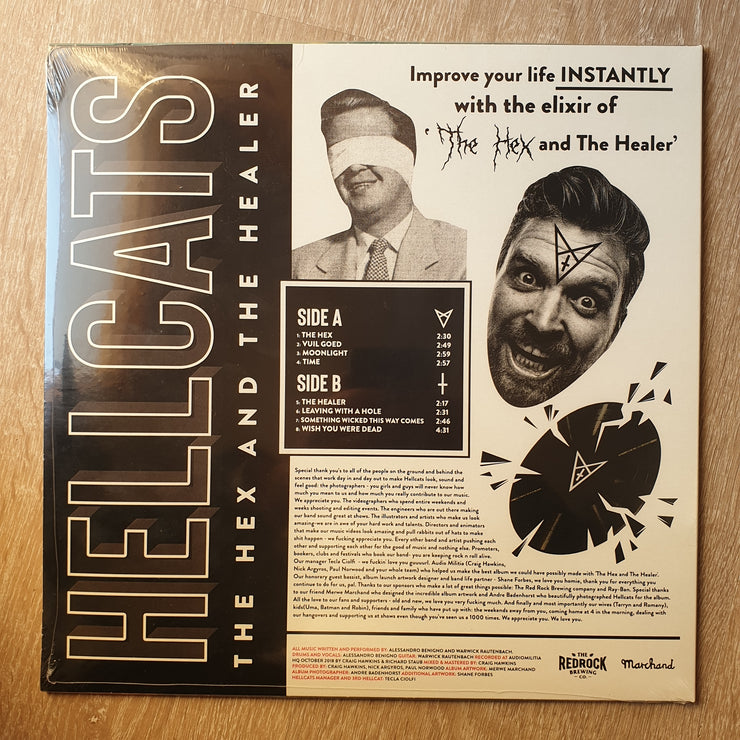 Hellcats – The Hex And The Healer (Rare - South African) - Vinyl LP Record - Sealed - C-Plan Audio