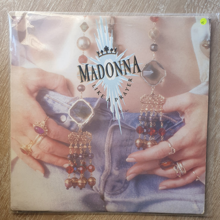 Madonna ‎– Like A Prayer - Vinyl LP Record - Opened  - Very-Good Quality (VG) - C-Plan Audio