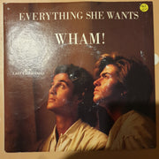 Wham! ‎– Everything She Wants  - Vinyl 7" Record - Very-Good+ Quality (VG+) - C-Plan Audio