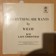 Wham! ‎– Everything She Wants  - Vinyl 7" Record - Very-Good+ Quality (VG+) - C-Plan Audio