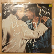 David Bowie, Mick Jagger ‎– Dancing In The Street  - Vinyl 7" Record - Very-Good+ Quality (VG+) - C-Plan Audio