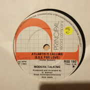 Modern Talking ‎– Atlantis Is Calling (S.O.S. For Love) - Vinyl 7" Record - Opened  - Very-Good Quality (VG) - C-Plan Audio