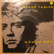 Roger Taylor ‎– Man On Fire  - Vinyl 7" Record - Very-Good+ Quality (VG+) - C-Plan Audio