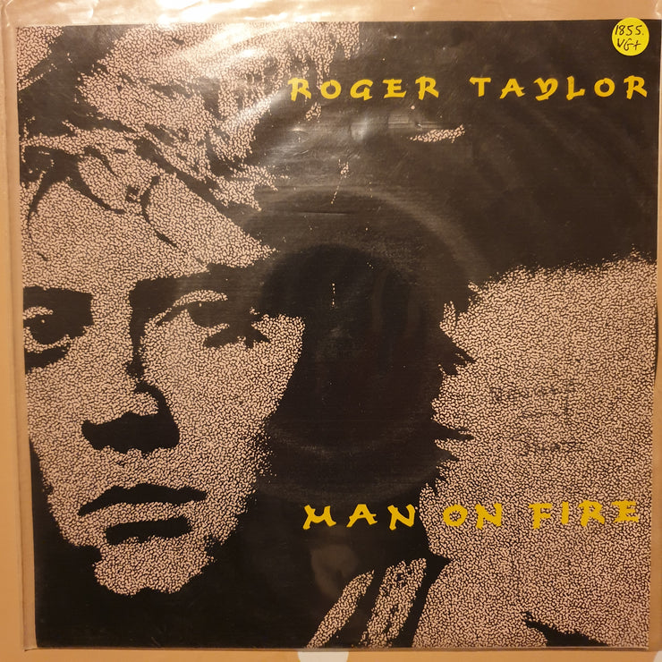 Roger Taylor ‎– Man On Fire  - Vinyl 7" Record - Very-Good+ Quality (VG+) - C-Plan Audio