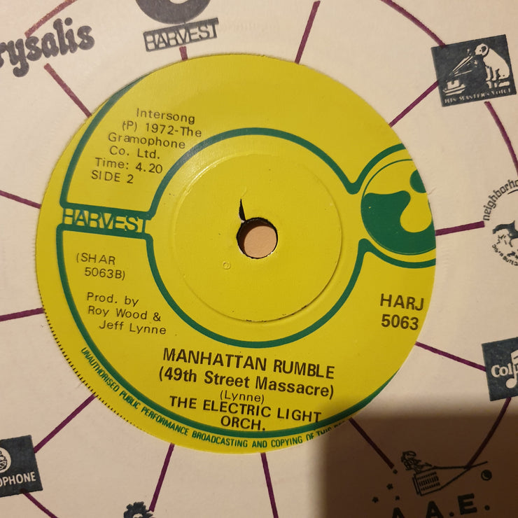 The Electric Light Orchestra ‎– Roll Over Beethoven  - Vinyl 7" Record - Very-Good+ Quality (VG+) - C-Plan Audio