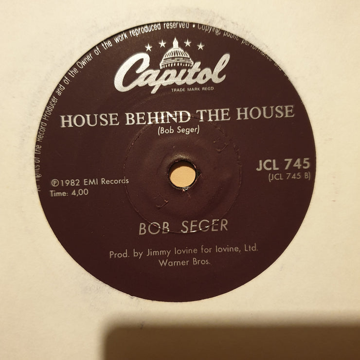 Bob Seger ‎– Shame On The Moon  - Vinyl 7" Record - Very-Good+ Quality (VG+) - C-Plan Audio