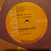 Elvis Presley ‎– It's Midnight / Promised Land  - Vinyl 7" Record - Very-Good+ Quality (VG+) - C-Plan Audio