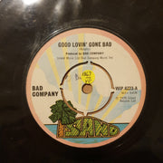 Bad Company  ‎– Good Lovin' Gone Bad - Vinyl 7" Record - Very-Good- Quality (VG-) - C-Plan Audio