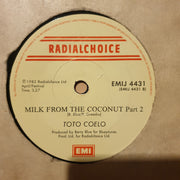 Toto Coelo ‎– Milk From The Coconut - Vinyl 7" Record - Opened  - Very-Good Quality (VG) - C-Plan Audio