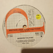 Modern Talking ‎– Brother Louie - Vinyl 7" Record - Very-Good+ Quality (VG+) - C-Plan Audio
