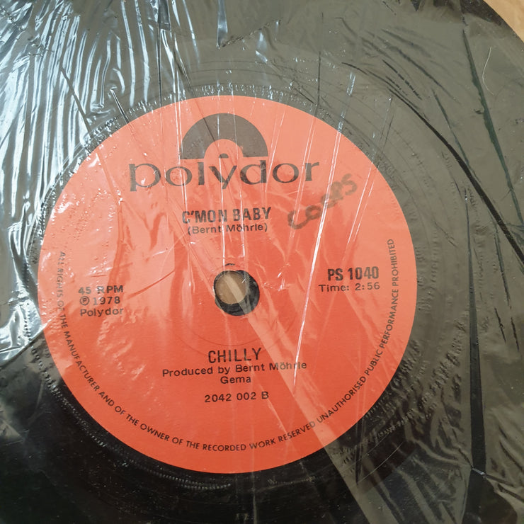 Chilly ‎– For Your Love - Vinyl 7" Record - Opened  - Very-Good Quality (VG) - C-Plan Audio