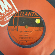 Foreigner ‎– Juke Box Hero - Vinyl 7" Record - Opened  - Very-Good Quality (VG) - C-Plan Audio