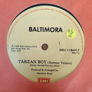 Baltimora ‎– Tarzan Boy - Vinyl 7" Record - Very-Good- Quality (VG-) - C-Plan Audio