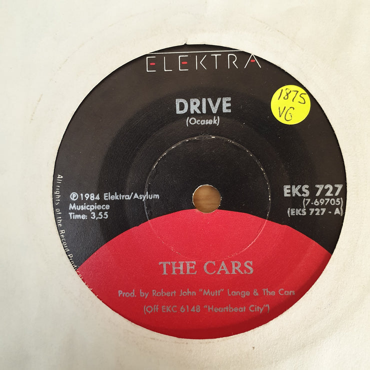 The Cars ‎– Drive - Vinyl 7" Record - Opened  - Very-Good Quality (VG) - C-Plan Audio