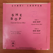 Cyndi Lauper ‎– She Bop - Vinyl 7" Record - Very-Good+ Quality (VG+) - C-Plan Audio