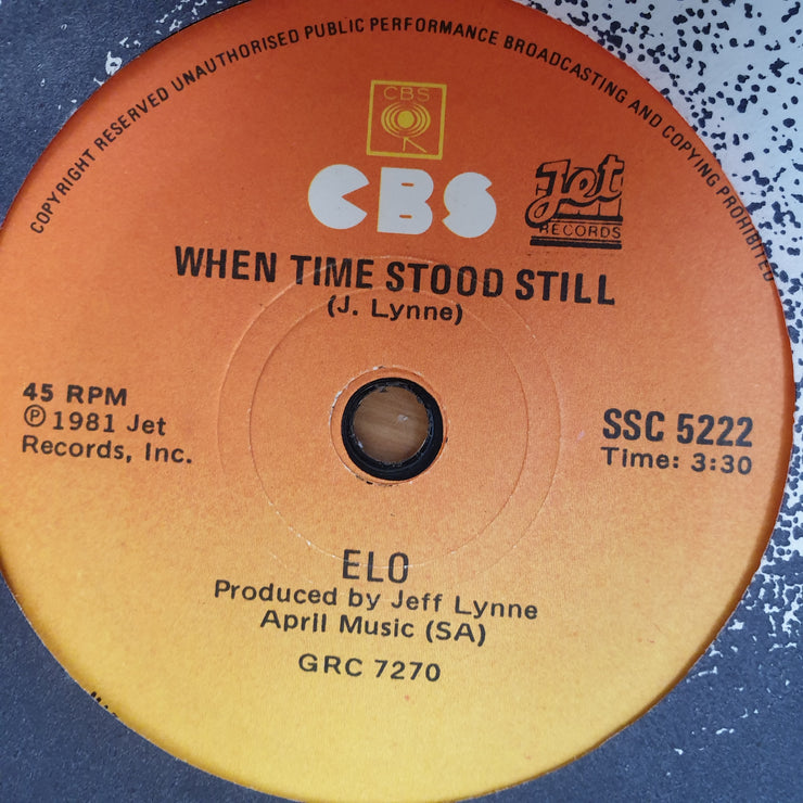 ELO – Hold On Tight -  Vinyl 7" Record - Very-Good+ Quality (VG+) - C-Plan Audio
