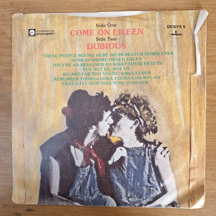 Dexys Midnight Runners & The Emerald Express ‎– Come On Eileen - Vinyl 7" Record - Very-Good+ Quality (VG+) - C-Plan Audio