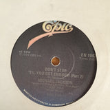 Michael Jackson ‎– Don't Stop 'Til You Get Enough - Vinyl 7" Record - Opened  - Very-Good Quality (VG) - C-Plan Audio