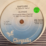Blondie ‎– Rapture - Vinyl 7" Record - Opened  - Very-Good Quality (VG) - C-Plan Audio