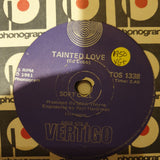 Soft Cell ‎– Tainted Love - Vinyl 7" Record - Very-Good+ Quality (VG+) - C-Plan Audio