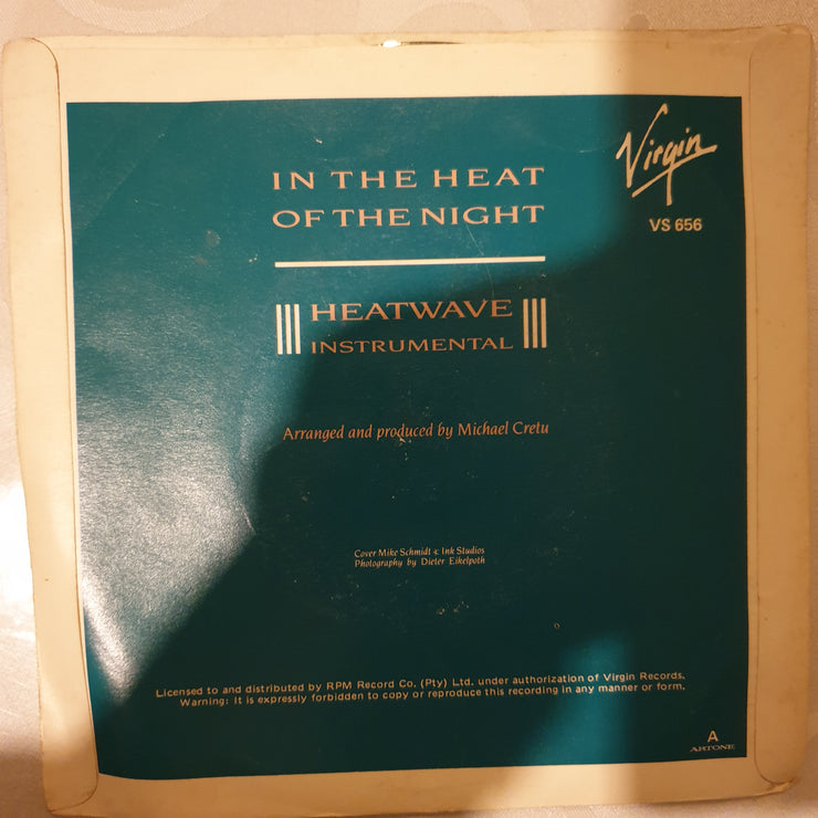 Sandra ‎– In The Heat Of The Night - Vinyl 7" Record - Opened  - Very-Good Quality (VG) - C-Plan Audio