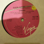 Sandra ‎– Everlasting Love - Vinyl 7" Record - Very-Good+ Quality (VG+) - C-Plan Audio